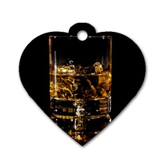 Drink Good Whiskey Dog Tag Heart (one Side) by BangZart