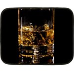 Drink Good Whiskey Fleece Blanket (Mini) 35 x27  Blanket