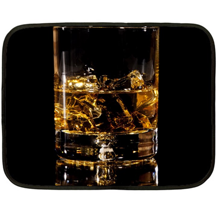 Drink Good Whiskey Fleece Blanket (Mini)