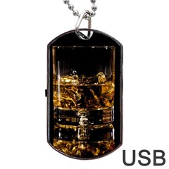 Drink Good Whiskey Dog Tag Usb Flash (one Side) by BangZart