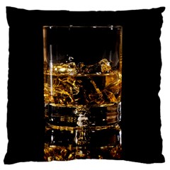 Drink Good Whiskey Large Flano Cushion Case (one Side) by BangZart