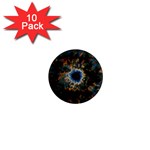 Crazy  Giant Galaxy Nebula 1  Mini Magnet (10 pack)  Front