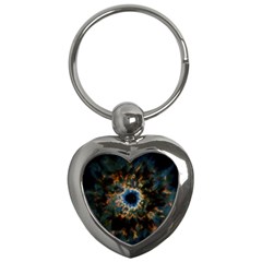 Crazy  Giant Galaxy Nebula Key Chains (Heart) 