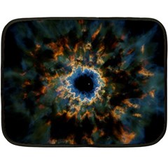 Crazy  Giant Galaxy Nebula Double Sided Fleece Blanket (Mini) 