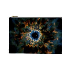 Crazy  Giant Galaxy Nebula Cosmetic Bag (Large) 