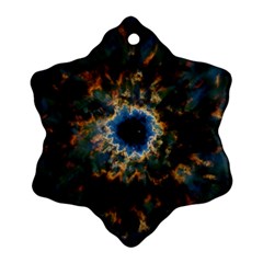 Crazy  Giant Galaxy Nebula Ornament (Snowflake)