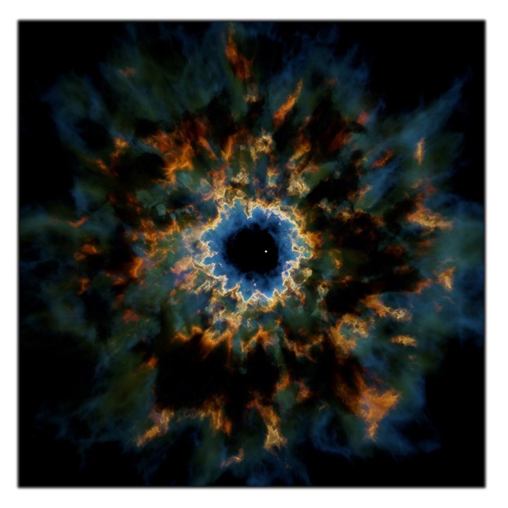 Crazy  Giant Galaxy Nebula Large Satin Scarf (Square)