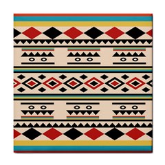 Tribal Pattern Tile Coasters by BangZart