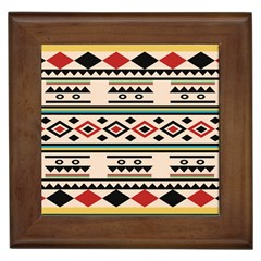 Tribal Pattern Framed Tiles by BangZart