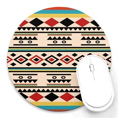 Tribal Pattern Round Mousepads by BangZart