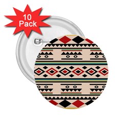 Tribal Pattern 2 25  Buttons (10 Pack) 