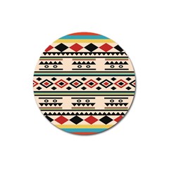 Tribal Pattern Magnet 3  (round) by BangZart