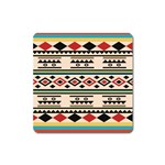 Tribal Pattern Square Magnet Front