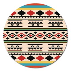 Tribal Pattern Magnet 5  (round) by BangZart