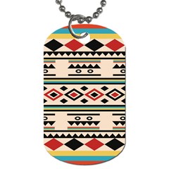 Tribal Pattern Dog Tag (two Sides)