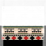 Tribal Pattern Rectangular Jigsaw Puzzl Front