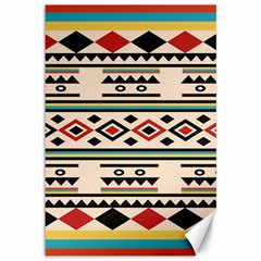 Tribal Pattern Canvas 12  X 18   by BangZart