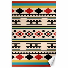 Tribal Pattern Canvas 24  X 36  by BangZart