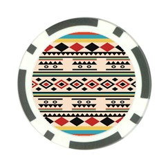 Tribal Pattern Poker Chip Card Guard (10 Pack) by BangZart