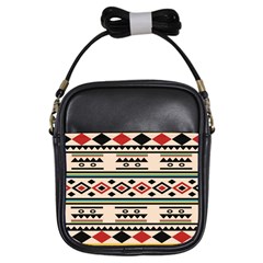 Tribal Pattern Girls Sling Bags by BangZart