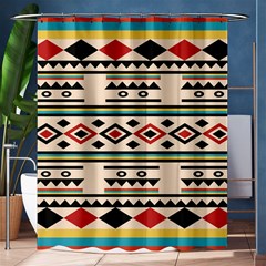 Tribal Pattern Shower Curtain 60  X 72  (medium) 