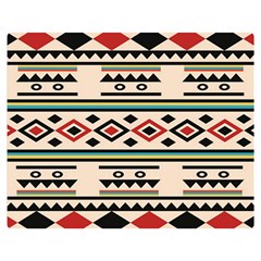 Tribal Pattern Double Sided Flano Blanket (medium)  by BangZart