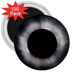 Solar Eclipse 3  Magnets (100 Pack)