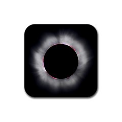 Solar Eclipse Rubber Coaster (square) 