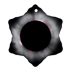 Solar Eclipse Ornament (snowflake) by BangZart