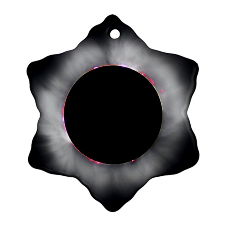 Solar Eclipse Ornament (Snowflake)