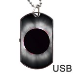 Solar Eclipse Dog Tag USB Flash (Two Sides) Front