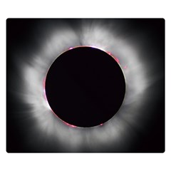 Solar Eclipse Double Sided Flano Blanket (small)  by BangZart