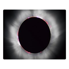 Solar Eclipse Double Sided Flano Blanket (large)  by BangZart