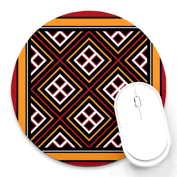 Toraja Pattern Pa re po  Sanguba ( Dancing Alone ) Round Mousepads