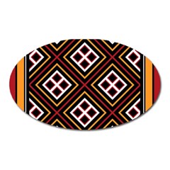 Toraja Pattern Pa re po  Sanguba ( Dancing Alone ) Oval Magnet by BangZart