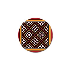 Toraja Pattern Pa re po  Sanguba ( Dancing Alone ) Golf Ball Marker (4 Pack) by BangZart