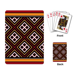 Toraja Pattern Pa re po  Sanguba ( Dancing Alone ) Playing Card by BangZart