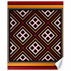 Toraja Pattern Pa re po  Sanguba ( Dancing Alone ) Canvas 16  X 20   by BangZart