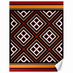 Toraja Pattern Pa re po  Sanguba ( Dancing Alone ) Canvas 18  X 24   by BangZart