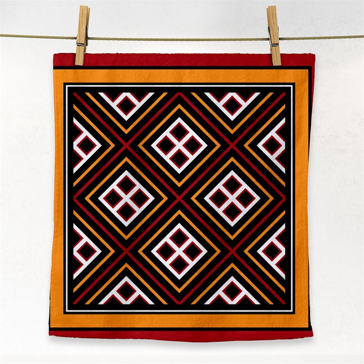 Toraja Pattern Pa re po  Sanguba ( Dancing Alone ) Face Towel