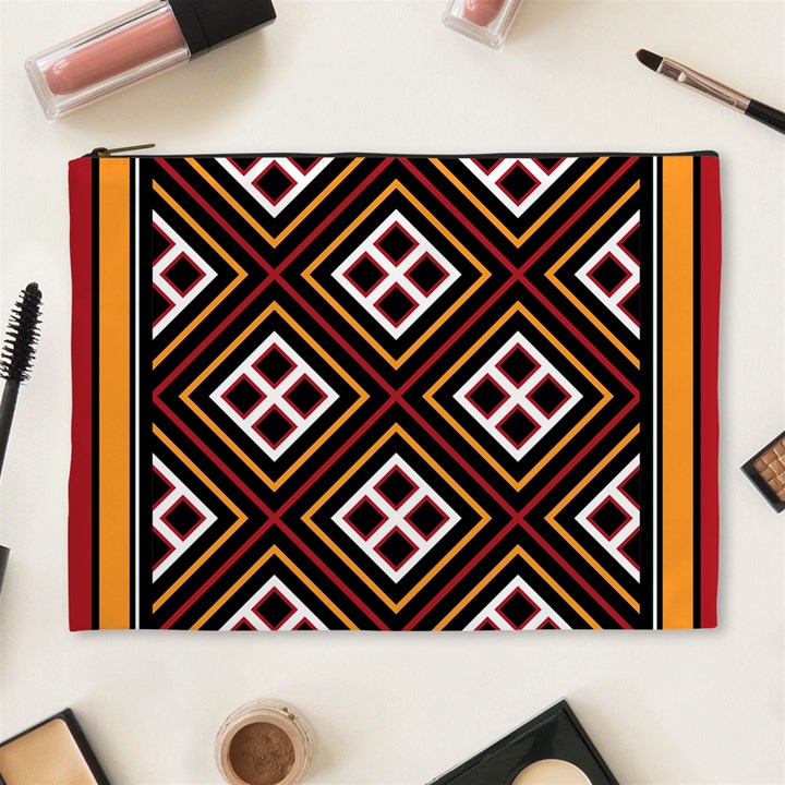 Toraja Pattern Pa re po  Sanguba ( Dancing Alone ) Cosmetic Bag (XL)