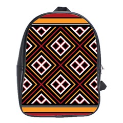 Toraja Pattern Pa re po  Sanguba ( Dancing Alone ) School Bags(large)  by BangZart