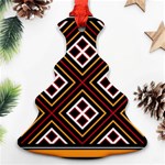 Toraja Pattern Pa re po  Sanguba ( Dancing Alone ) Christmas Tree Ornament (Two Sides) Front