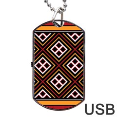 Toraja Pattern Pa re po  Sanguba ( Dancing Alone ) Dog Tag Usb Flash (one Side) by BangZart