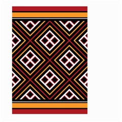 Toraja Pattern Pa re po  Sanguba ( Dancing Alone ) Large Garden Flag (two Sides) by BangZart