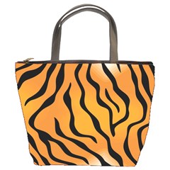 Tiger Skin Pattern Bucket Bags