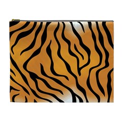 Tiger Skin Pattern Cosmetic Bag (xl) by BangZart