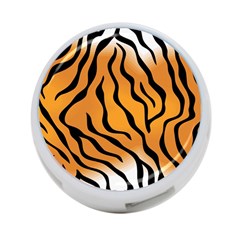 Tiger Skin Pattern 4-port Usb Hub (one Side) by BangZart