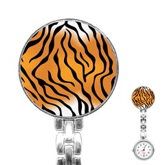 Tiger Skin Pattern Stainless Steel Nurses Watch by BangZart