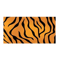 Tiger Skin Pattern Satin Wrap